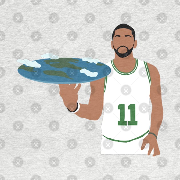 Kyrie Irving Flat Earth Celtics by rattraptees